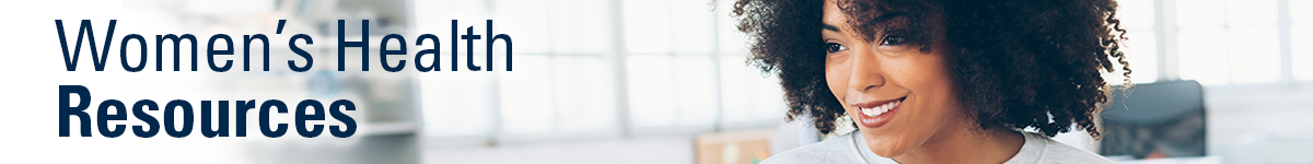 Women's Health Resources internal page banner